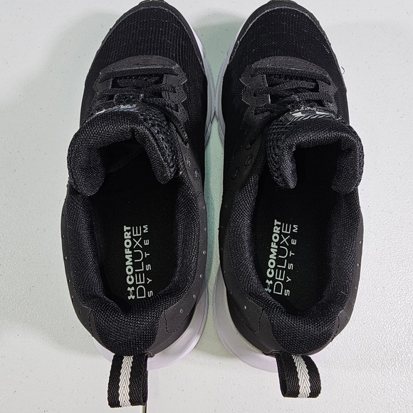 Under Armour Charged Assert 10 Mens Running Shoes Size 7 Black White 3026175-001 - Picture 7 of 8